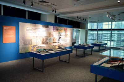 A photo of the Arts Heritage collection.